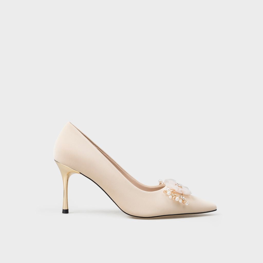 Giày Nữ Cao Gót Bít Mũi Nhọn CHRISTINA-Q GBN468I