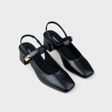 Giày nữ cao gót bít mũi vuông ChristinA-Q GBV159H