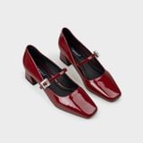 Giày Nữ Cao Gót Bít Mũi Vuông CHRISTINA-Q GBV164I