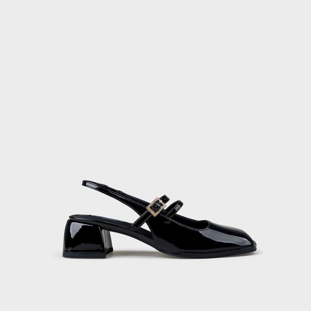 Giày nữ cao gót bít mũi vuông ChristinA-Q GBV158H