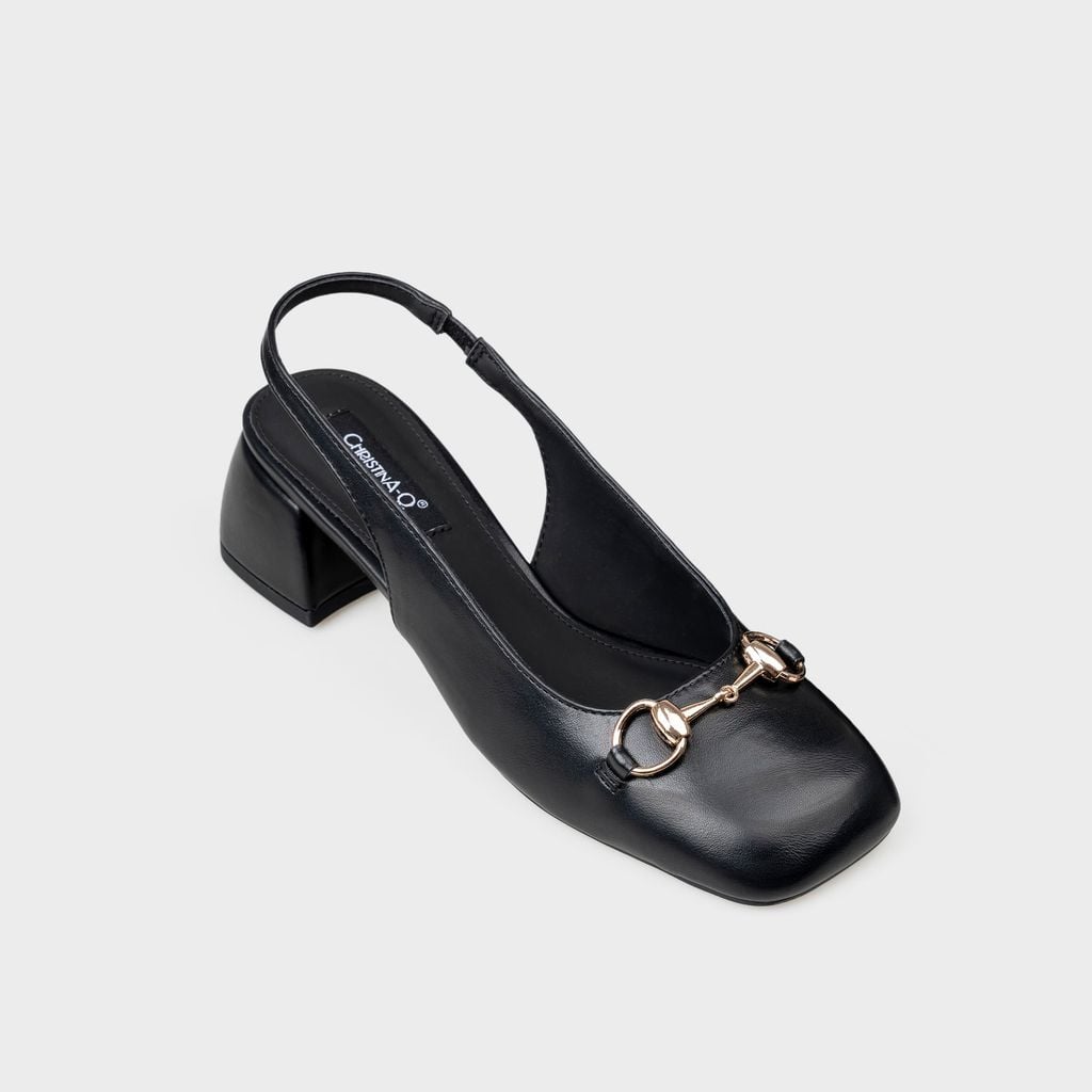 Giày Nữ Cao Gót Bít Mũi Vuông CHRISTINA-Q GBV187I