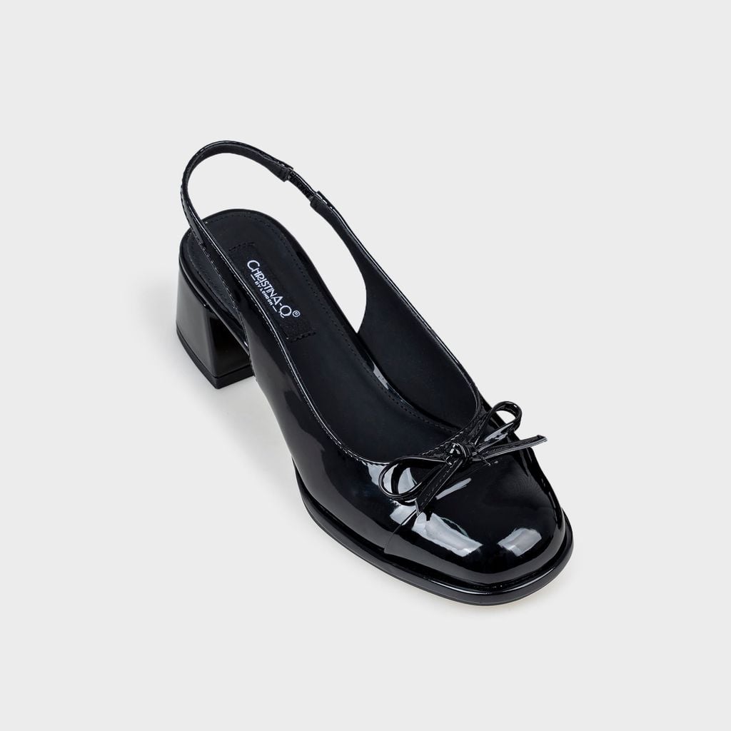 Giày Nữ Cao Gót Bít Mũi Vuông CHRISTINA-Q GBV176I