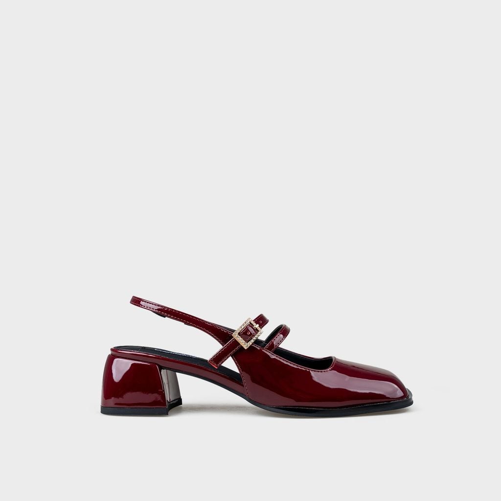 Giày nữ cao gót bít mũi vuông ChristinA-Q GBV158H