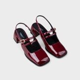 Giày nữ cao gót bít mũi vuông ChristinA-Q GBV158H