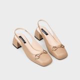 Giày Nữ Cao Gót Bít Mũi Vuông CHRISTINA-Q GBV187I