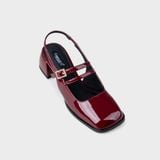 Giày nữ cao gót bít mũi vuông ChristinA-Q GBV158H