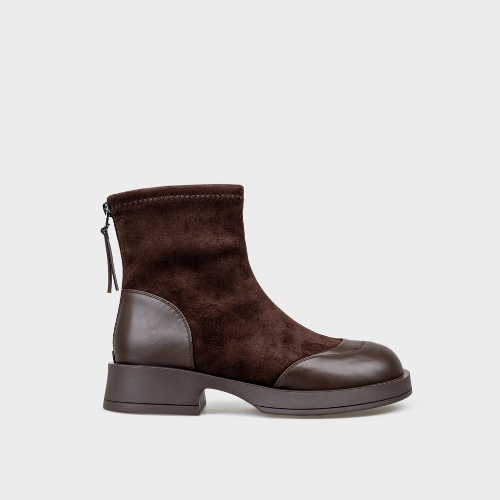 Giày Boots Nữ Mũi Vuông CHRISTINA-Q BOV038H