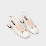 Giày Nữ Cao Gót Bít Mũi Vuông CHRISTINA-Q GBV187I