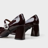 Giày Nữ Cao Gót Bít Mũi Vuông CHRISTINA-Q GBV188I