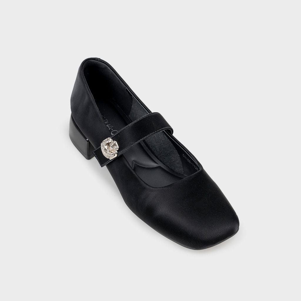 Giày Nữ Cao Gót Bít Mũi Vuông CHRISTINA-Q GBV166I