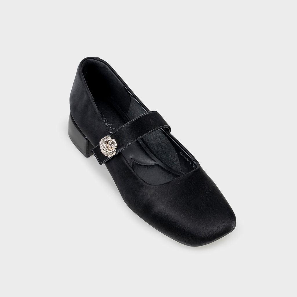 Giày Nữ Cao Gót Bít Mũi Vuông CHRISTINA-Q GBV166H