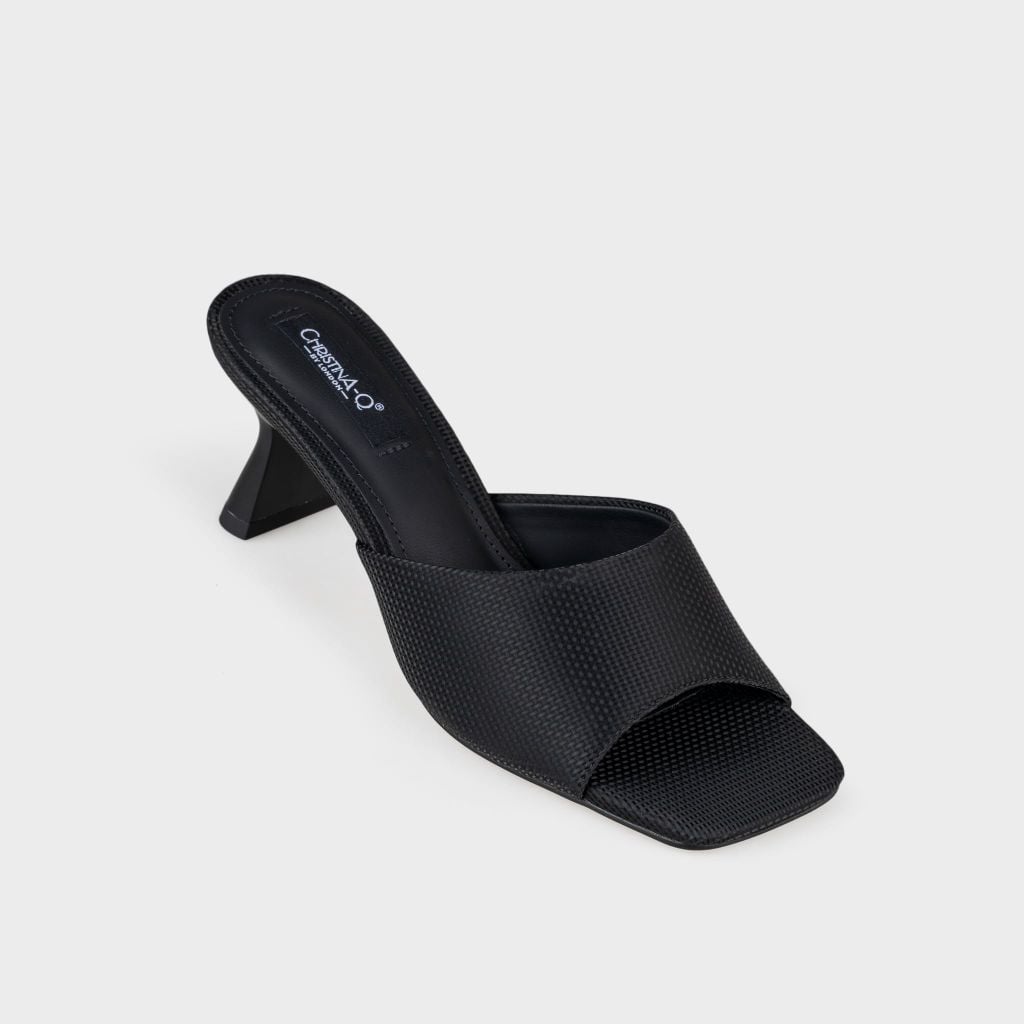 Guốc Nữ Gót Trụ CHRISTINA-Q GUN113K