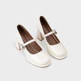 Giày Nữ Cao Gót Bít Mũi Vuông CHRISTINA-Q GBV188I