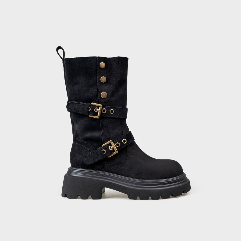 Giày Boots Nữ Mũi Tròn CHRISTINA-Q BOT129I