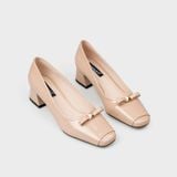 Giày Nữ Cao Gót Bít Mũi Vuông CHRISTINA-Q GBV161I