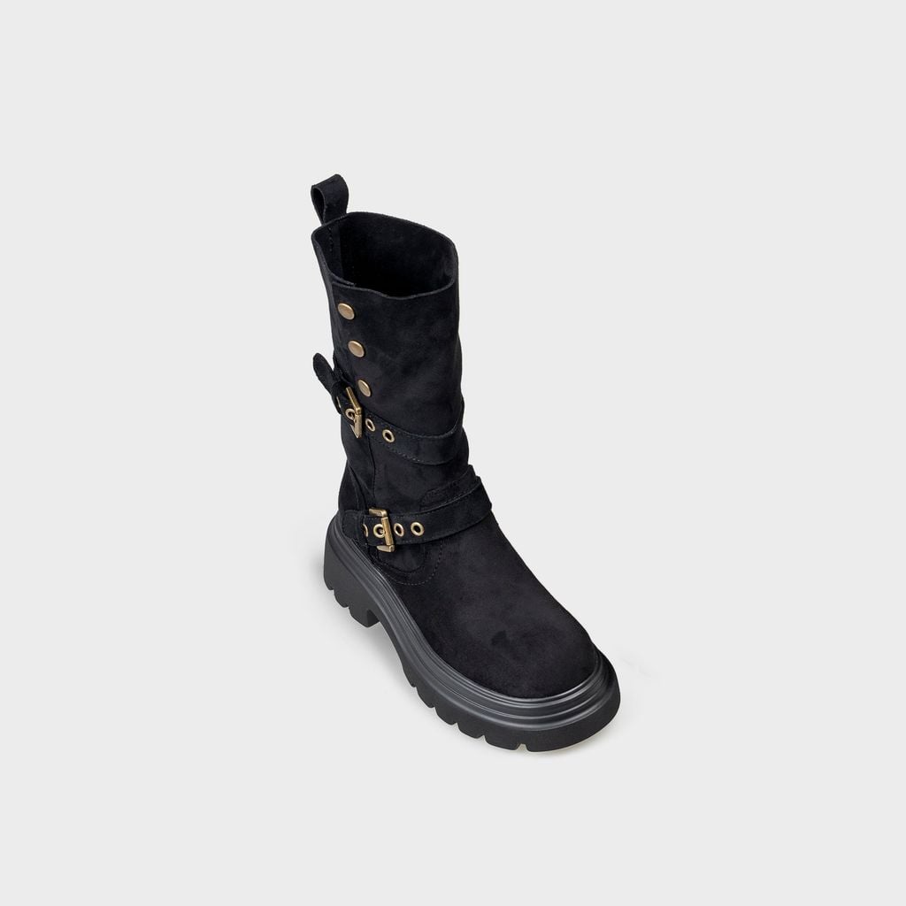 Giày Boots Nữ Mũi Tròn CHRISTINA-Q BOT129I