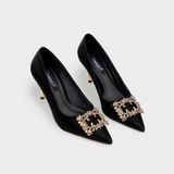 Giày Nữ Cao Gót Bít Mũi Nhọn CHRISTINA-Q GBN467I