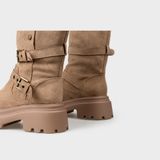Giày Boots Nữ Mũi Tròn CHRISTINA-Q BOT129I