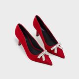 Giày Nữ Cao Gót Bít Mũi Nhọn CHRISTINA-Q GBN461I