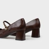 Giày Nữ Cao Gót Bít Mũi Vuông CHRISTINA-Q GBV190I