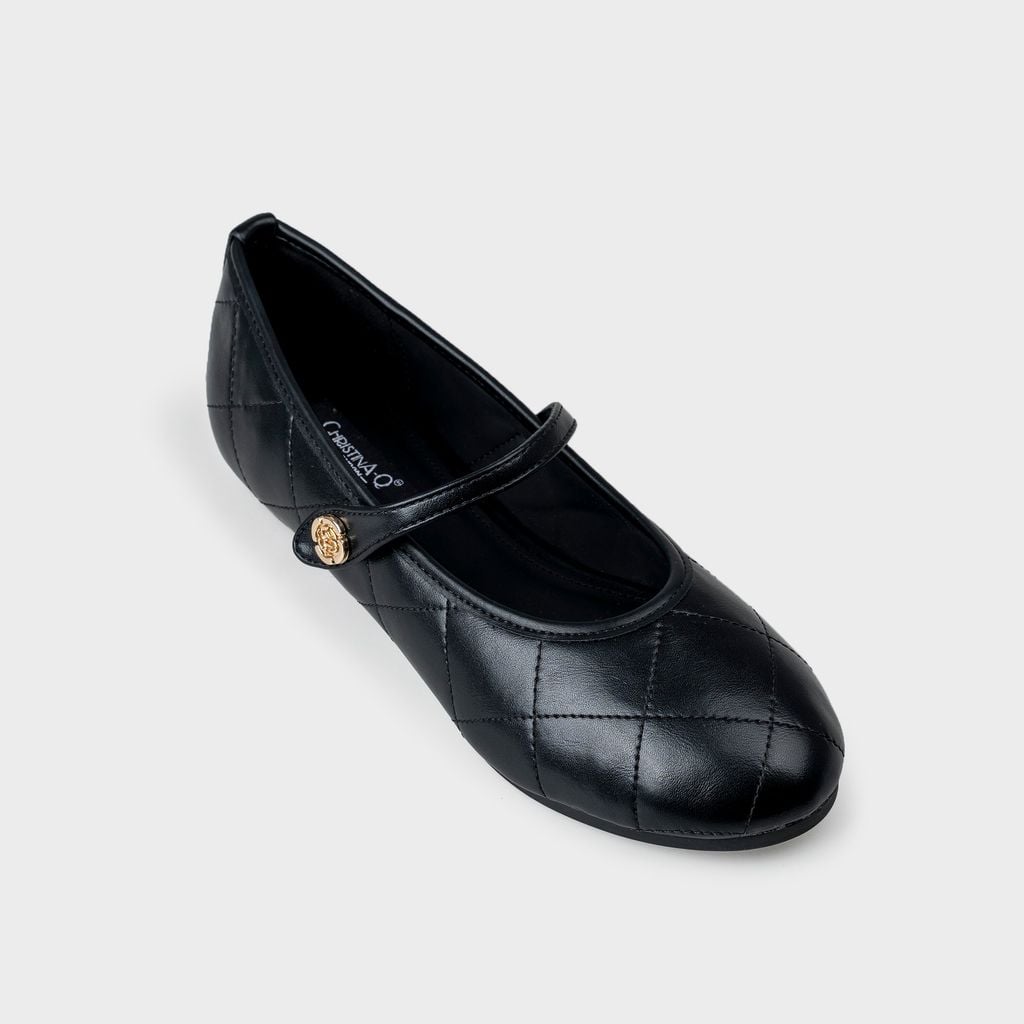 Giày Búp Bê Nữ Mũi Tròn CHRISTINA-Q GBB204H