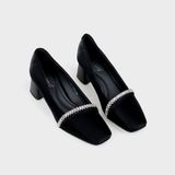 Giày Nữ Cao Gót Bít Mũi Vuông CHRISTINA-Q GBV167I