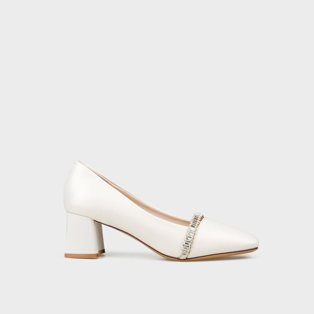 Giày Nữ Cao Gót Bít Mũi Vuông CHRISTINA-Q GBV167I