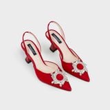 Giày Nữ Cao Gót Bít Mũi Nhọn CHRISTINA-Q GBN432H