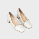 Giày Nữ Cao Gót Bít Mũi Vuông CHRISTINA-Q GBV167H