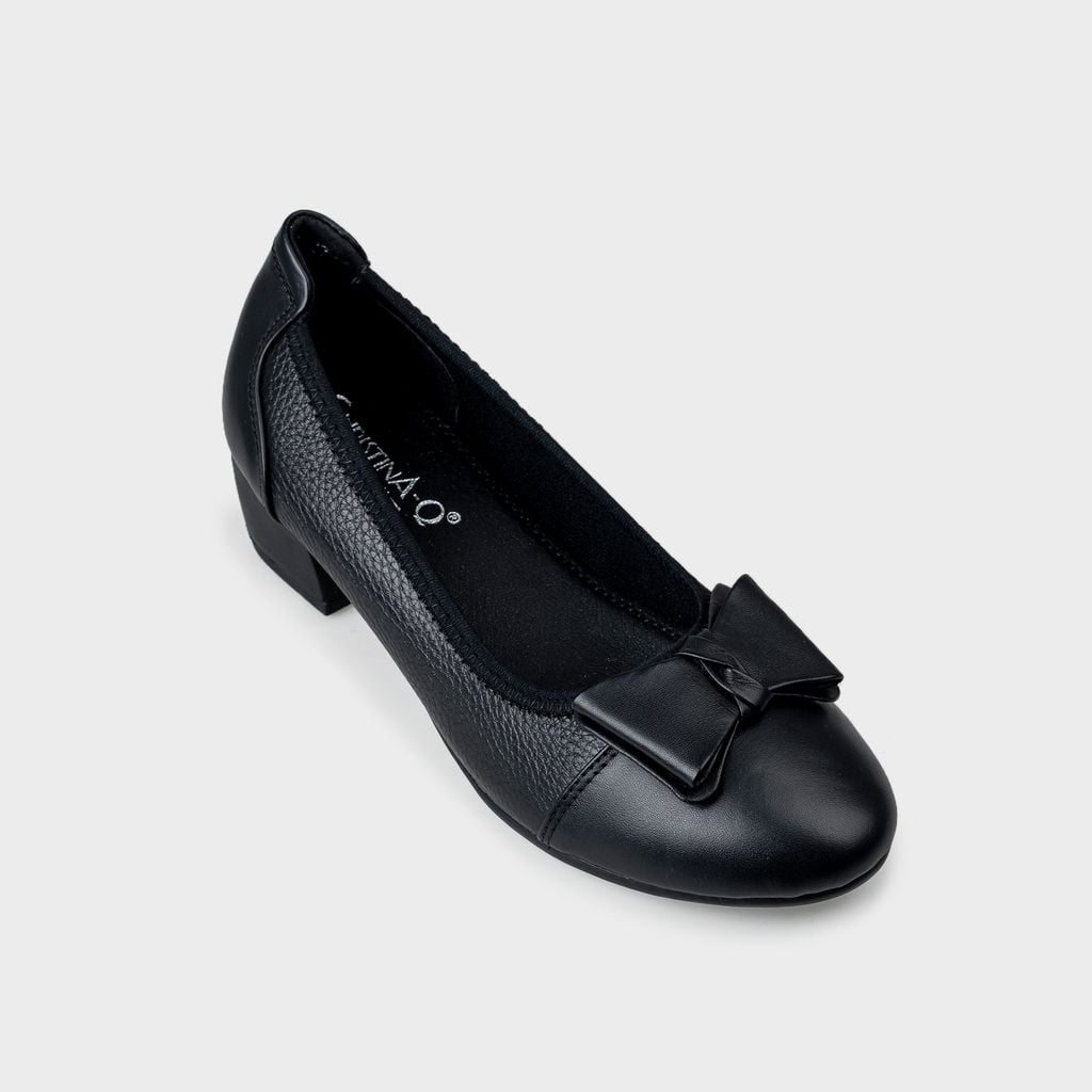Giày Nữ Cao Gót Bít Mũi Tròn CHRISTINA-Q GBT114H