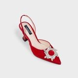 Giày Nữ Cao Gót Bít Mũi Nhọn CHRISTINA-Q GBN432H