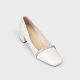 Giày Nữ Cao Gót Bít Mũi Vuông CHRISTINA-Q GBV167I