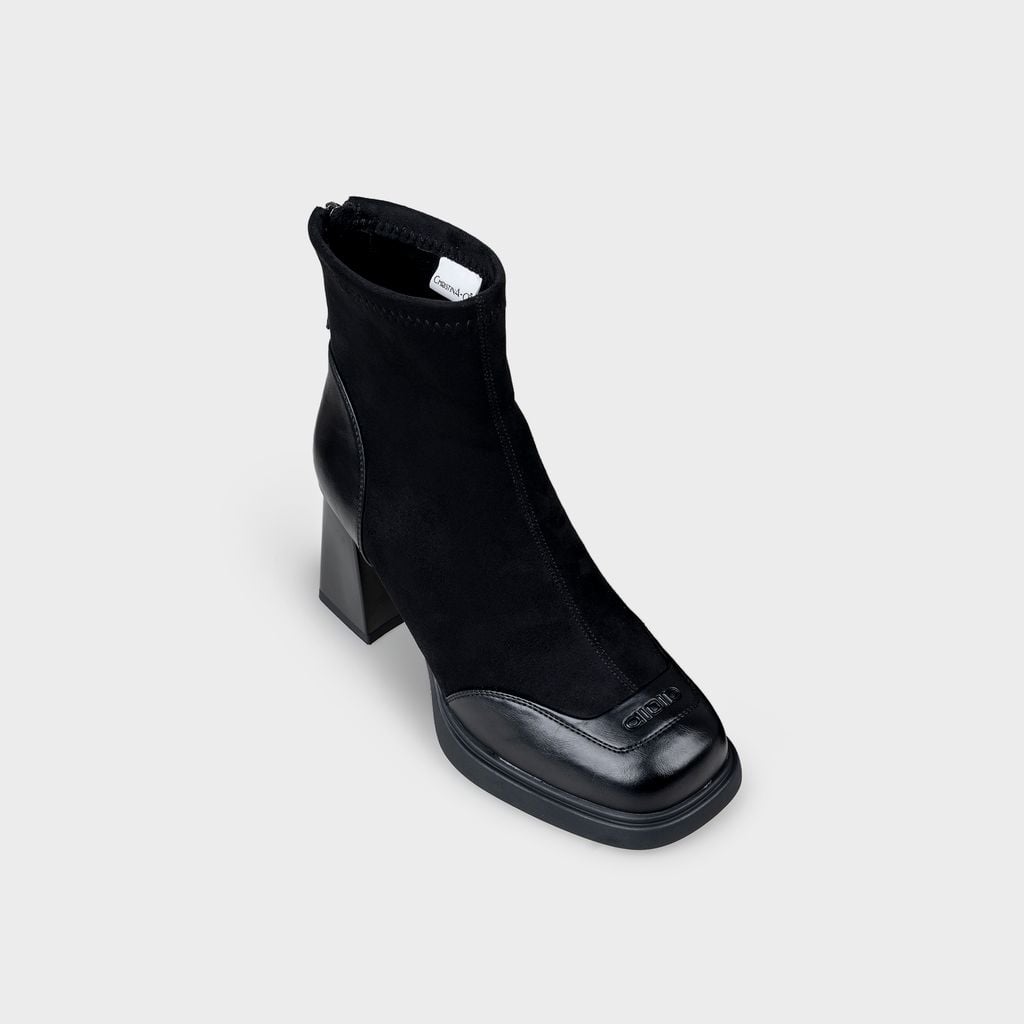 Giày Boots Nữ Mũi Vuông CHRISTINA-Q BOV037H