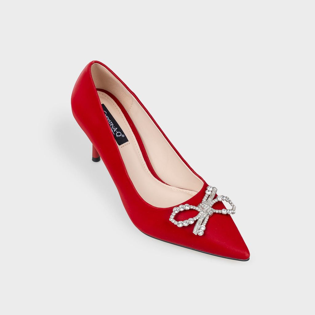 Giày Nữ Cao Gót Bít Mũi Nhọn CHRISTINA-Q GBN455H