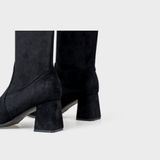 Giày Boots Nữ Mũi Tròn CHRISTINA-Q BOT141H