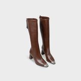 Giày Boots Nữ Cao Cổ Mũi Vuông CHRISTINA-Q BOV036H