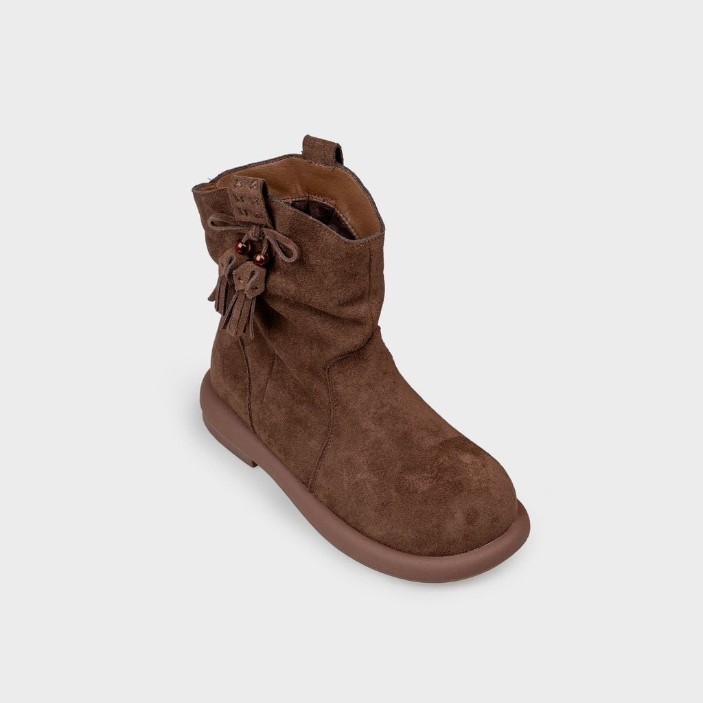 Giày Boots Nữ Mũi Tròn CHRISTINA-Q BOT132H