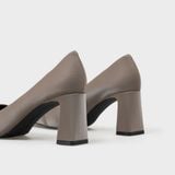 Giày Nữ Cao Gót Bít Mũi Vuông CHRISTINA-Q GBV177I