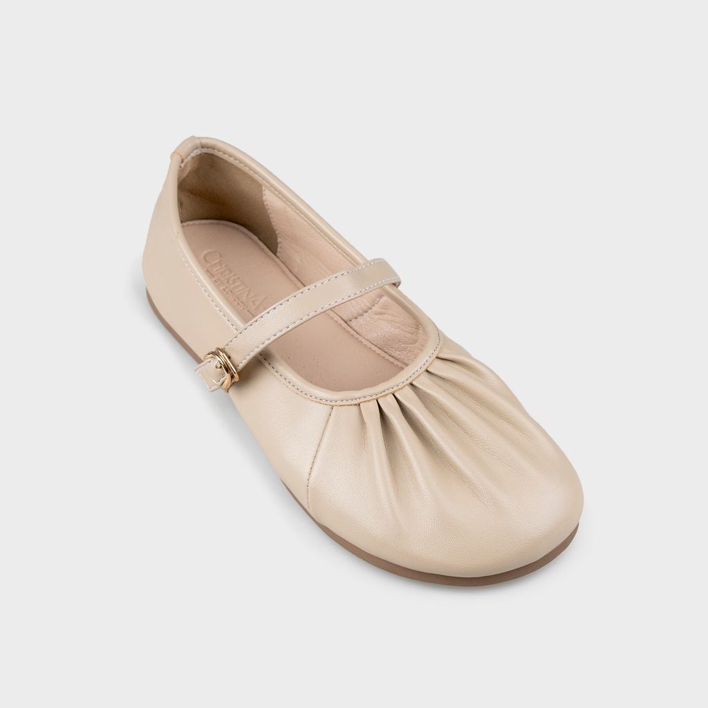 Giày Búp Bê Nữ Mũi Tròn CHRISTINA-Q GBB200H