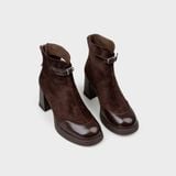 Giày Boots Nữ Mũi Vuông CHRISTINA-Q BOV027H