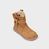 Giày Boots Nữ Mũi Tròn CHRISTINA-Q BOT132H