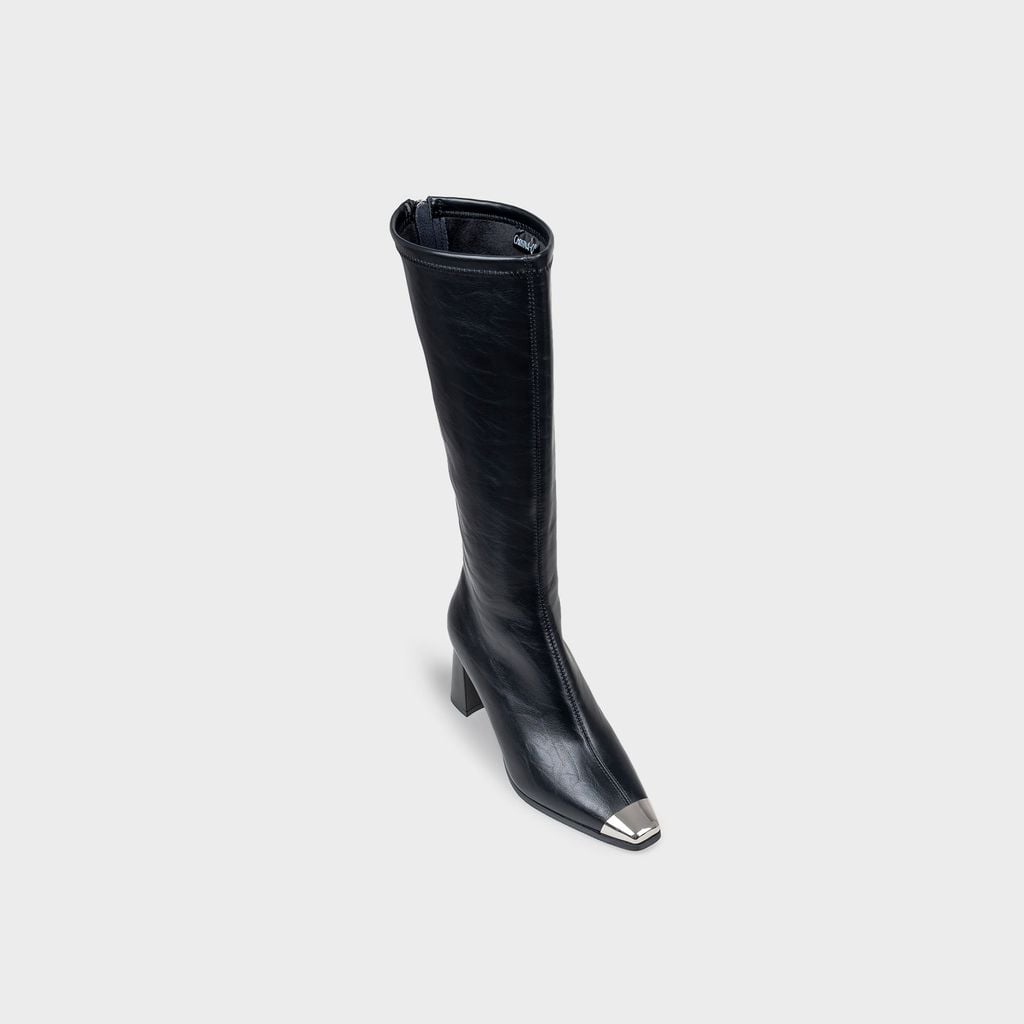 Giày Boots Nữ Cao Cổ Mũi Vuông CHRISTINA-Q BOV036H
