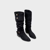 Giày Boots Nữ Mũi Tròn CHRISTINA-Q BOT134H