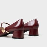 Giày Nữ Cao Gót Bít Mũi Vuông CHRISTINA-Q GBV165I