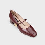 Giày Nữ Cao Gót Bít Mũi Vuông CHRISTINA-Q GBV165I