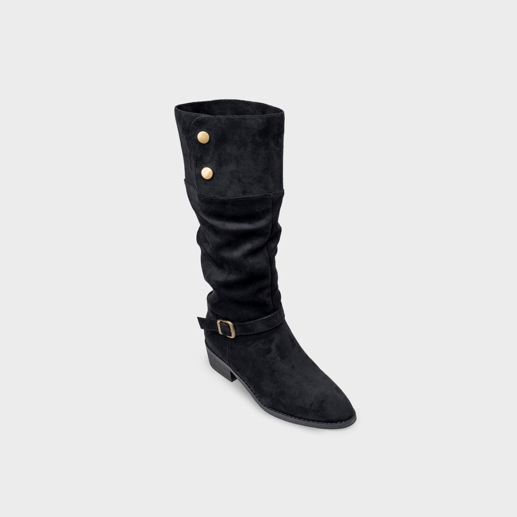 Giày Boots Nữ Mũi Tròn CHRISTINA-Q BOT134H