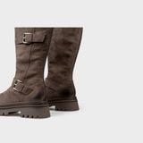 Giày Boots Nữ Mũi Tròn CHRISTINA-Q BOT133H
