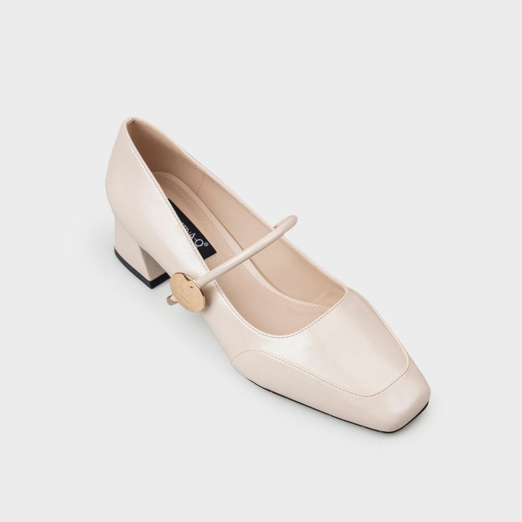 Giày Nữ Cao Gót Bít Mũi Vuông CHRISTINA-Q GBV165I