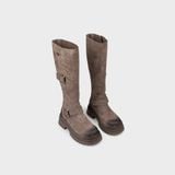 Giày Boots Nữ Mũi Tròn CHRISTINA-Q BOT133H