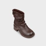 Giày Boots Nữ Mũi Tròn CHRISTINA-Q BOT128H